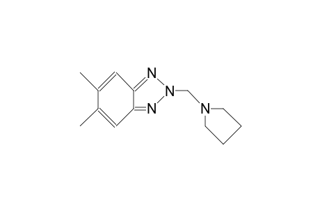 5,6-Dimethyl-2-pyrrolidinomethyl-benzotriazole