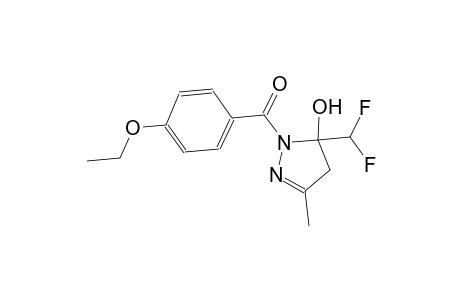 5-(difluoromethyl)-1-(4-ethoxybenzoyl)-3-methyl-4,5-dihydro-1H-pyrazol-5-ol