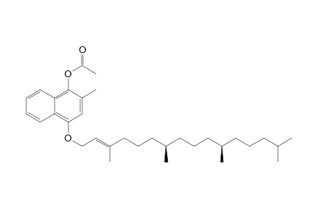 2-Methyl-4-{[(2E,7R,11R)-3,7,11,15-tetramethylhexadec-2-enyl]oxy}naphth-1-yl Acetate