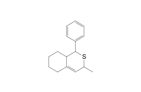 3,5,6,7,8,8a-Hexahydro-3-methyl-1-phenyl-1H-[2]benzothiopyran