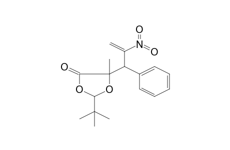 2-t-Butyl-5-methyl-5-(2-nitro-1-phenyl-allyl)-[1,3]dioxolan-4-one