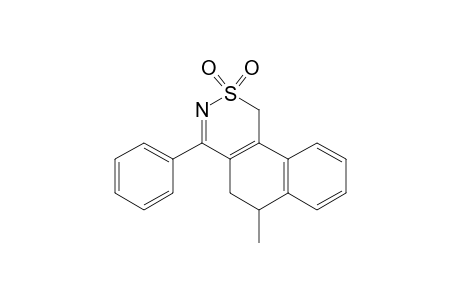 6-Methyl-4-phenyl-5,6-dihydro-1H-benzo[h][2,3]benzothiazine 2,2-dioxide