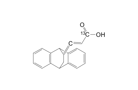 3-[ 9',10'-Dihydro-9',10'-ethanoanthracene-11'-ylidene]-[1-(13C)]prop-2-enoic acid