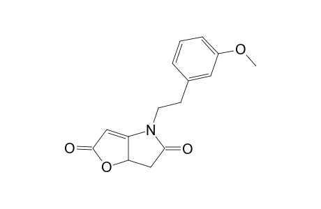 4-[2'-(3"-Methoxyphenyl)ethyl]-6,6a-dihydo-4H-furo[3,2-b]pyrrole-2,5-dione
