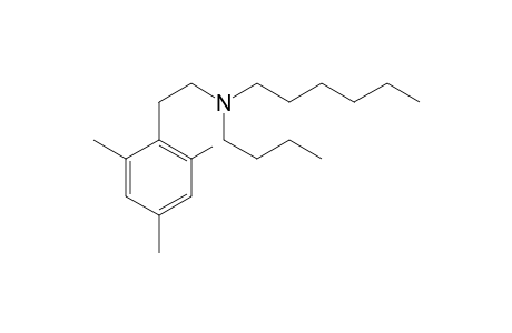 N-Butyl-N-hexyl-2,4,6-trimethyl-phenethylamine