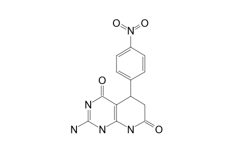 2-AMINO-5-(4'-NITROPHENYL)-4,7-DIOXO-1,4,5,6,7,8-HEXAHYDROPYRIDO-[2,3-D]-PYRIMIDINE