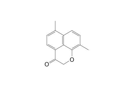Naphtho[1,8-bc]pyran-3(2H)-one, 6,9-dimethyl-