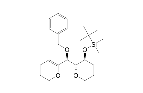 tert-Butyl-[(2R,3S)-2-[(S)-3,4-dihydro-2H-pyran-6-yl(phenylmethoxy)methyl]oxan-3-yl]oxy-dimethyl-silane