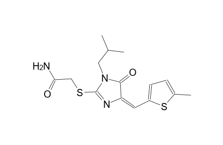 2-({(4E)-1-isobutyl-4-[(5-methyl-2-thienyl)methylene]-5-oxo-4,5-dihydro-1H-imidazol-2-yl}sulfanyl)acetamide