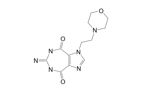 6-IMINO-1-(2-MORPHOLIN-4-YL-ETHYL)-6,7-DIHYDRO-1H,5H-1,3,5,7-TETRAAZA-AZULENE-4,8-DIONE