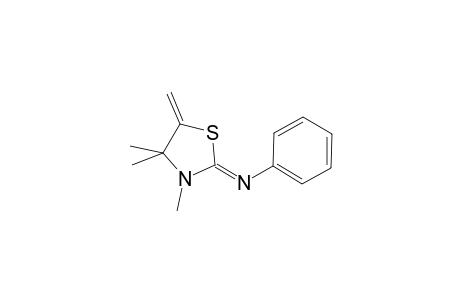 N-[(2Z)-3,4,4-Trimethyl-5-methylene-1,3-thiazolidin-2-ylidene]aniline