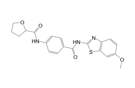 2-furancarboxamide, tetrahydro-N-[4-[[(6-methoxy-2-benzothiazolyl)amino]carbonyl]phenyl]-