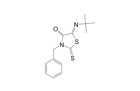 3-BENZYL-5-(TERT.-BUTYLIMINO)-2-THIOXO-4-THIAZOLIDINONE