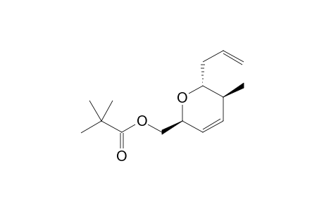 [(2S,5S,6R)-6-Allyl-5-methyl-5,6-dihydro-2H-pyran-2-ylmethyl ester]-2,2-dimethy;propionic acid