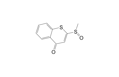 4H-1-Benzothiopyran-4-one, 2-(methylsulfinyl)-
