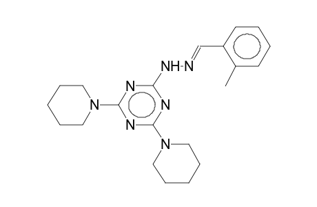 2,4-dipiperidino-6-(2-methylbenzylidenehydrazino)-1,3,5-triazine