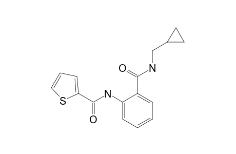 2'-[(cyclopropylmethyl)carbamoyl]-2-thiophenecarboxanilide
