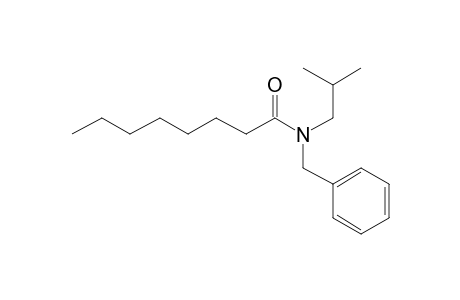 Octanamide, N-benzyl-N-isobutyl-