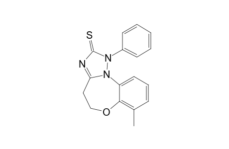 7-Methyl-1-Phenyl-1,2,4,5-tetrahydro-[1,2,4]triazolo[3,2-d]-[1,5]benzoxazepin-2-thione