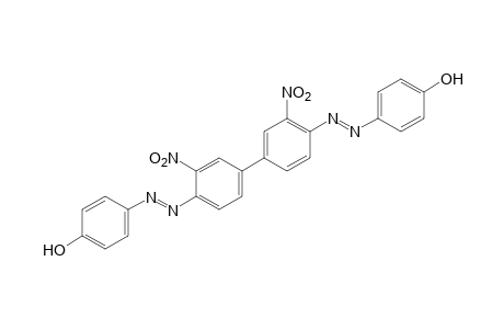4,4'-[2,2'-dinitro-4,4'-biphenylene)bis(azo)]diphenol