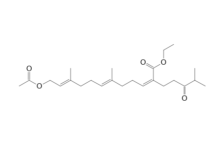 (2E,6E,10Z)-1-Acetoxy-11-ethoxycarbonyl-3,7,15-trimethyl-14-oxohexadec-2,6,10-triene
