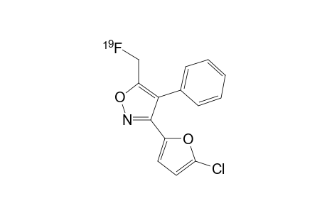 [19F]-5-(Fluoromethyl)-3-(5-chlorofuran-2-yl)-4-phenylisoxazole