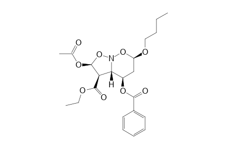 REL-(2-S,3-R,3A-S,4-R,6-R)-2-ACETYLOXY-4-BENZOYLOXY-6-BUTYLOXY-HEXAHYDROISOXAZOLO-[2,3-B]-[1,2]-OXAZINE-3-CARBOXYLIC-ACID-ETHYLESTER