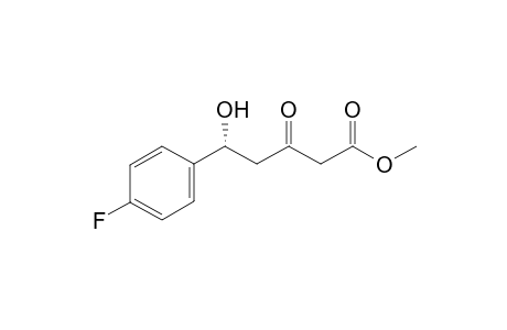 (5R)-Methyl .delta.-hydroxy-.delta.-(p-fluorophenyl)-.beta.-oxo-pentanoate