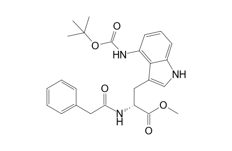 (R)-4-(N-tert-Butyloxycarbonyl)amino-N-phenylacetyltryptophan methyl ester