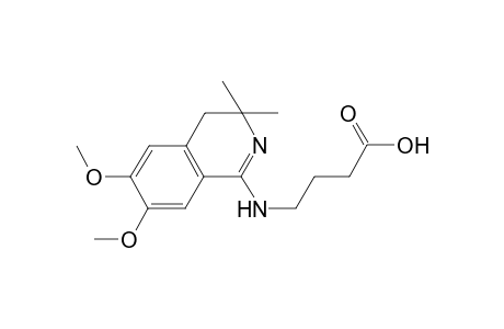 4-(6,7-Dimethoxy-3,3-dimethyl-3,4-dihydro-isoquinolin-1-ylamino)-butyric acid