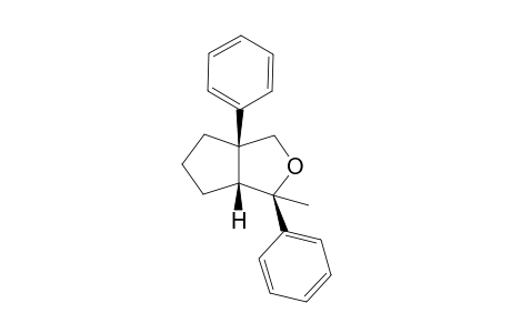 (1R,3aS,6aR)-1-methyl-1,3a-diphenylhexahydro-1H-cyclopenta[c]furan