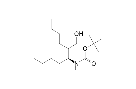 (3S)-anti-2-n-butyl-3-[N-(tert-butoxycarbonyl)amino]heptan-1-ol