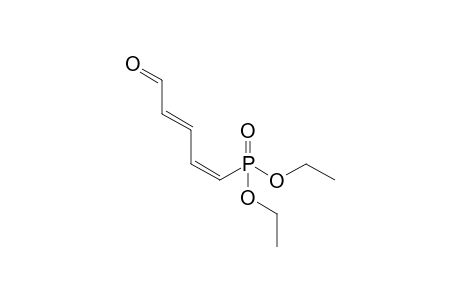 (2E,4Z)-5-diethoxyphosphorylpenta-2,4-dienal