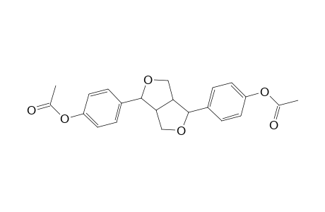 Phenol, 4,4'-(tetrahydro-1H,3H-furo[3,4-c]furan-1,4-diyl)bis-, diacetate, (1.alpha.,3a.alpha.,4.alpha.,6a.alpha.)-