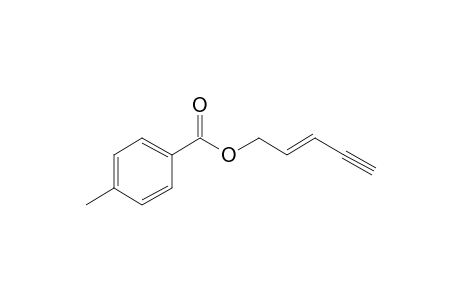 p-Toluic acid, pent-2-en-4-ynyl ester