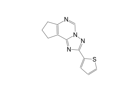 7H-cyclopenta[e][1,2,4]triazolo[1,5-c]pyrimidine, 8,9-dihydro-2-(2-thienyl)-