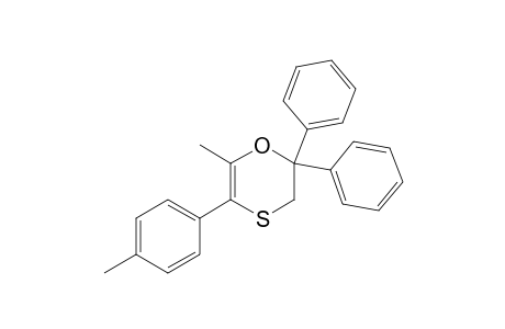 6-Methyl-2,2-diphenyl-5-(p-tolyl)-3H-1,4-oxathiin