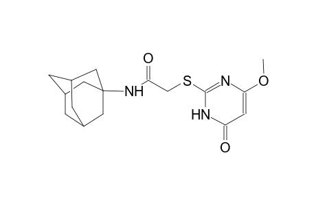 N-(1-adamantyl)-2-[(4-methoxy-6-oxo-1,6-dihydro-2-pyrimidinyl)sulfanyl]acetamide