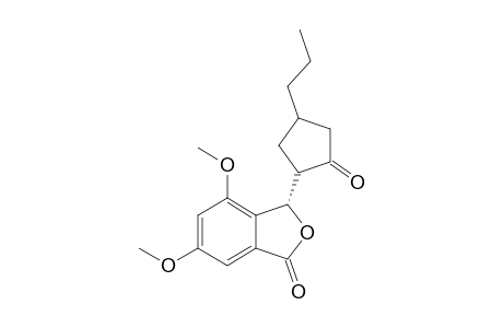 4,6-DIMETHOXY-3-(4'-PROPYLCYCLOPENTANON-2'-YL)-PHTHALIDE