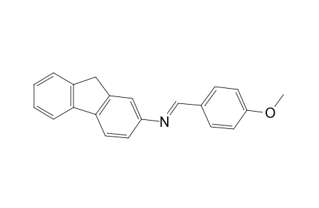 N-(p-methoxybenzylidene)fluoren-2-amine