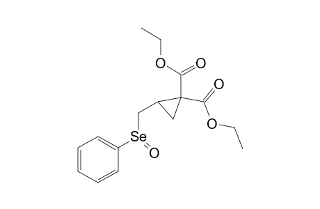 Diethyl 1-[(phenylselenyl)methyl]cyclopropane-2,2-dicarboxylate-Selenium Oxide