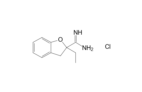 2,3-Dihydro-2-ethylbenzo[b]furan-2-carboxamidine hydrochloride