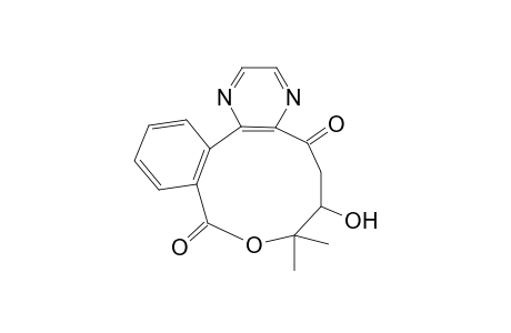 7-Hydroxy-8,8-dimethyl-7,8-dihydro-6H-[2]benzoxecino[7,8-b]pyrizine-5,10-dione