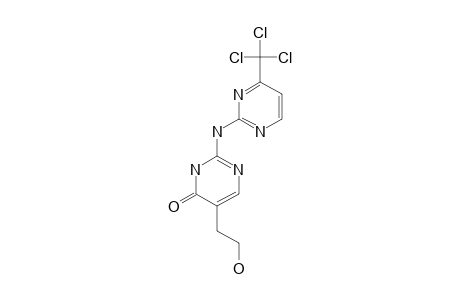 5-(2-HYDROXYETHYL)-2-[[4-(TRICHLOROMETHYL)-PYRIMIDIN-2-YL]-AMINO]-PYRIMIDIN-4(3H)-ONE