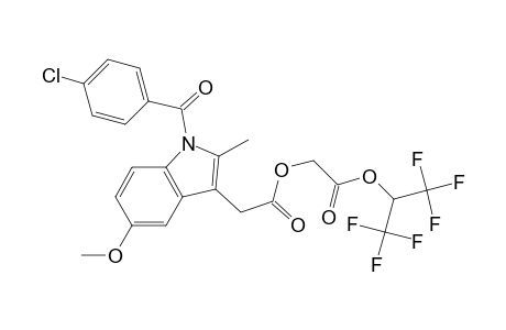 1-(4-Chlorobenzoyl)-5-methoxy-2-methyl-1H-indole-3-acetic acid 1,1-di(trifluoromethyl)methoxycarbonylmethyl ester