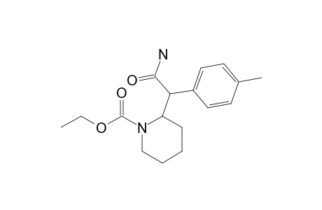 ALPHA-(4-TOLYL)-ALPHA-(1-ETHOXYCARBONYL-2-PIPERIDYL)-ACETAMIDE