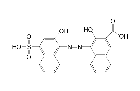 3-Hydroxy-4-[(2-hydroxy-4-sulfo-1-naphthyl)diazenyl]-2-naphthoic acid