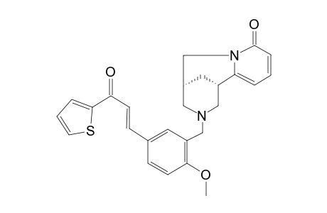 3-[2-methoxy-5-(3-oxo-3-thiophen-2-yl-propenyl)-benzyl]-1,2,3,4,5,6-hexahydro-1,5-methano-pyrido[1,2-a][1,5]diazocin-8-one