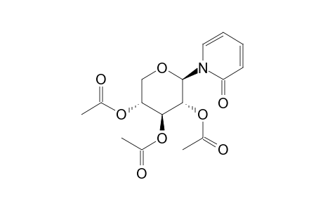 1-(beta-D-xylopyranosyl)-2(1H)-pyridone, triacetate