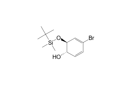 2,4-Cyclohexadien-1-ol, 4-bromo-6-[[(1,1-dimethylethyl)dimethylsilyl]oxy]-, trans-(.+-.)-